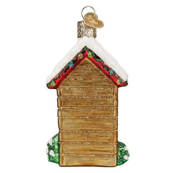 Holiday Outhouse Ornament