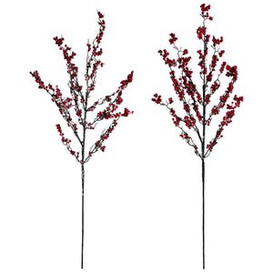 Holiday Snowy Berry Sprays Set/2