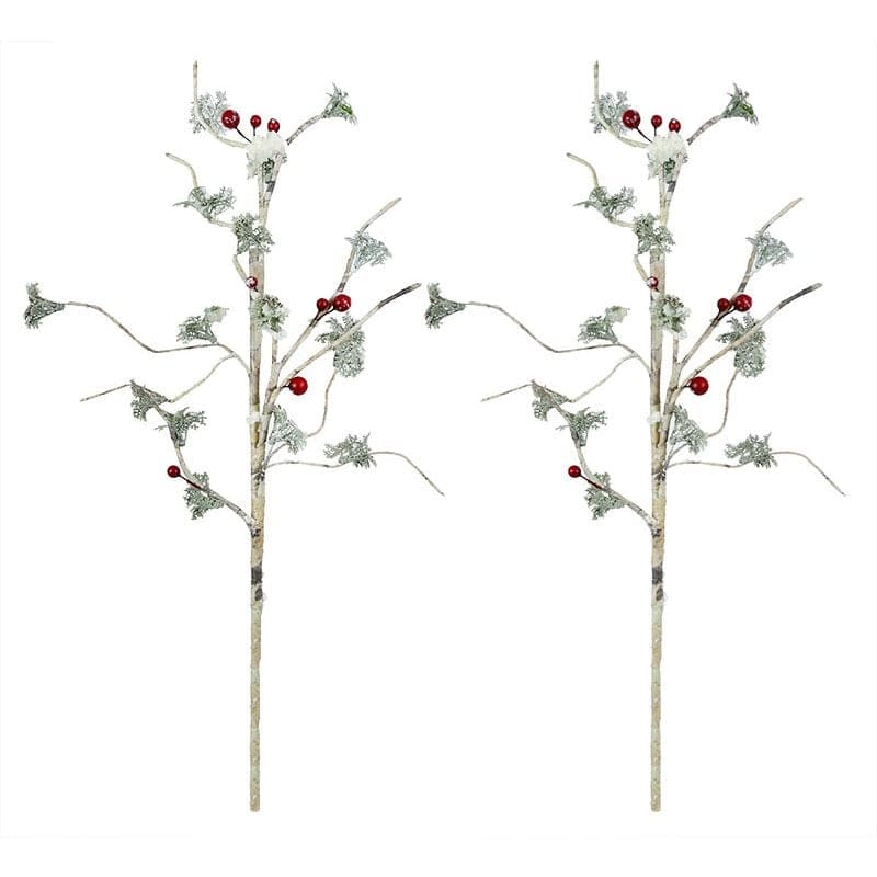 Holly Berry Stems Set/2