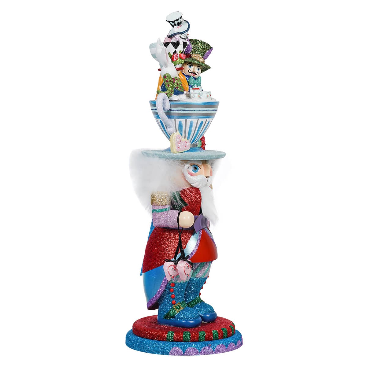 Hollywood Nutcrackers™ Alice Teacup Hat Nutcracker