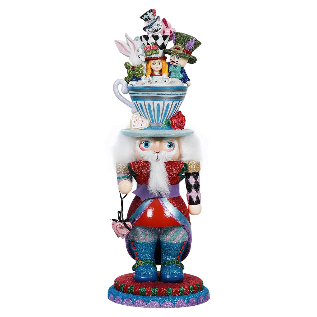 Hollywood Nutcrackers™ Alice Teacup Hat Nutcracker