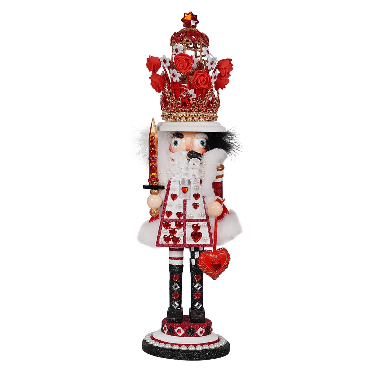 Hollywood Nutcrackers™ King Of Hearts Nutcracker