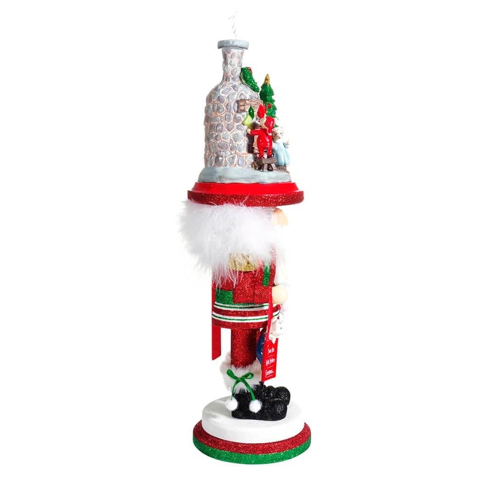 Hollywood Stockings On Fireplace Nutcracker