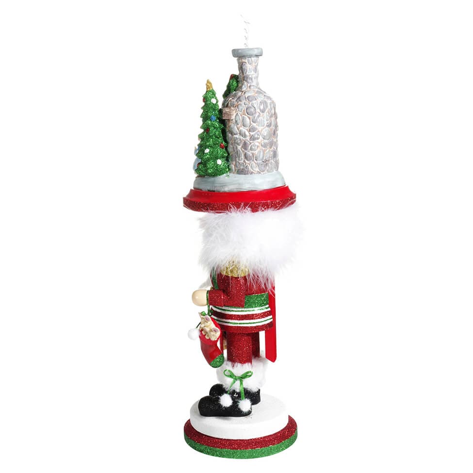 Hollywood Stockings On Fireplace Nutcracker