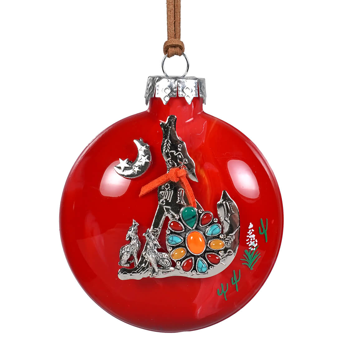 Howling Wolves Ornament - Ornaments