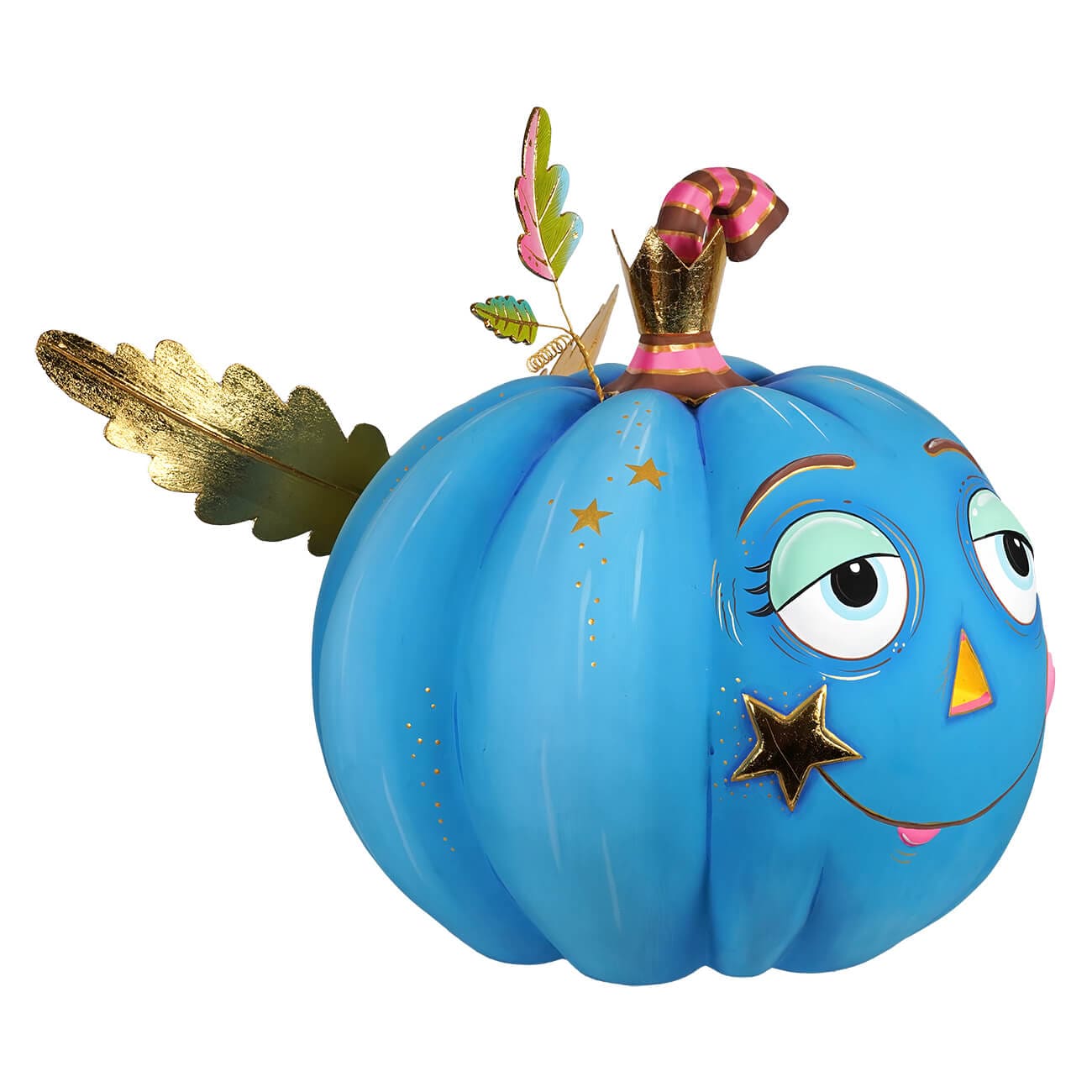 Hugourd Blue Pumpkin Pixie Display - Halloween