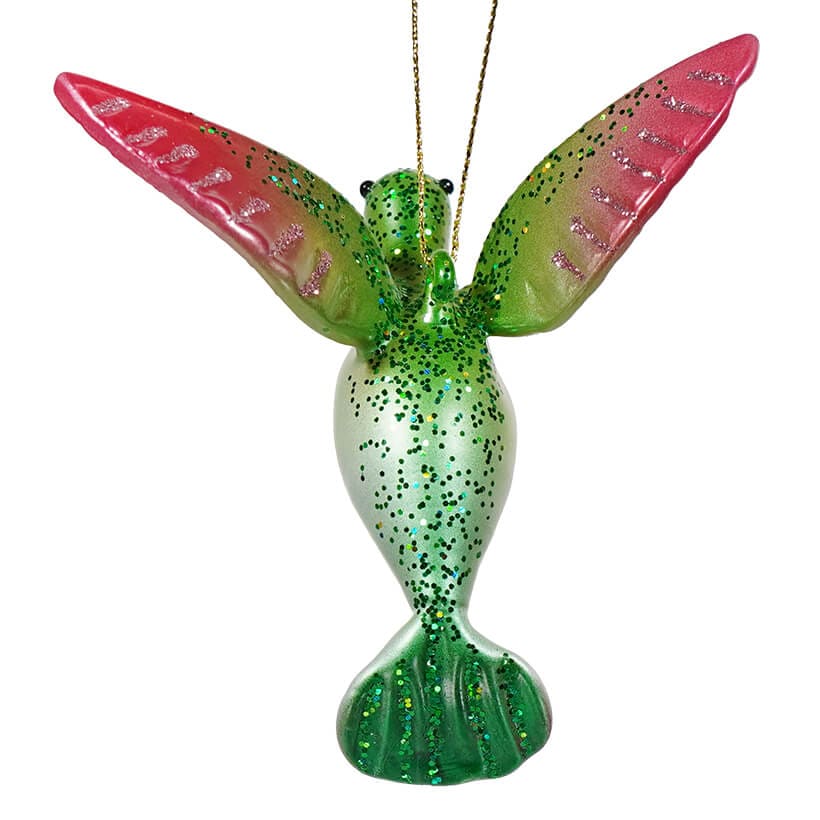 Hummingbird Glitter Ornament