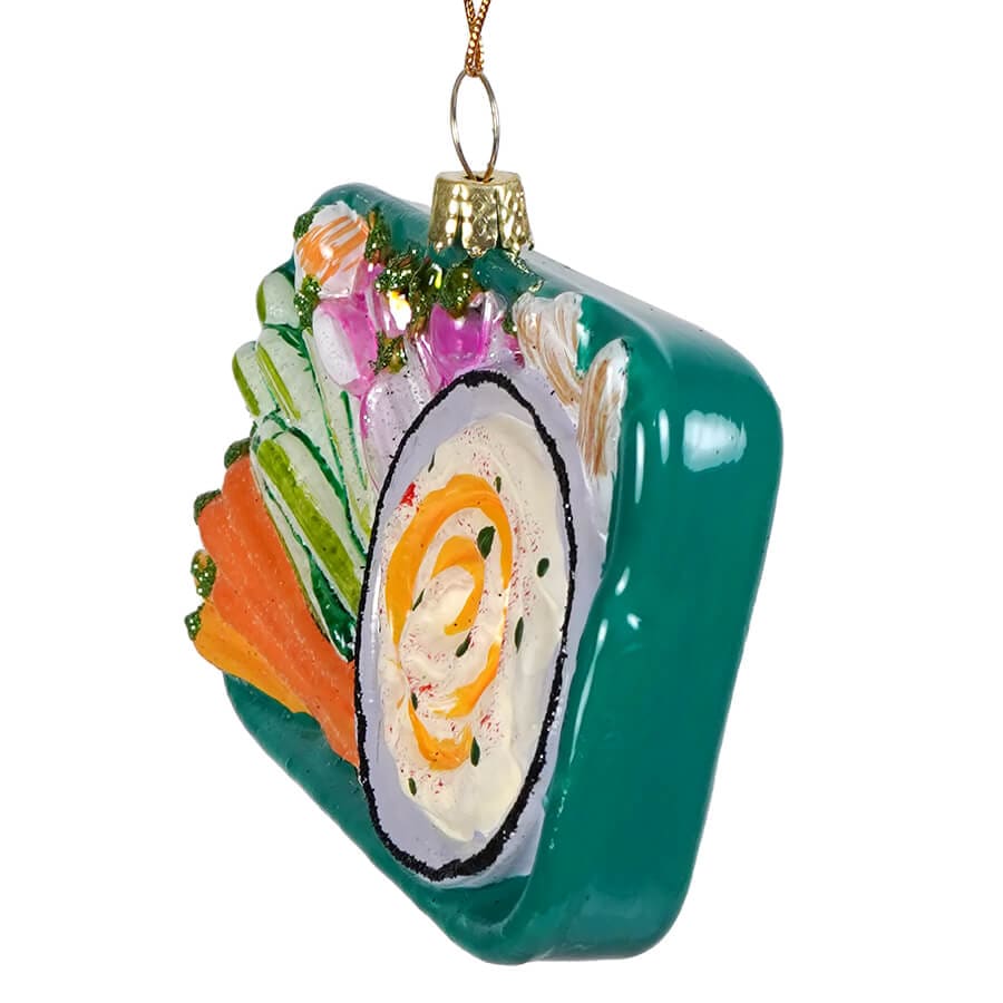 Hummus Platter Ornament - Ornaments