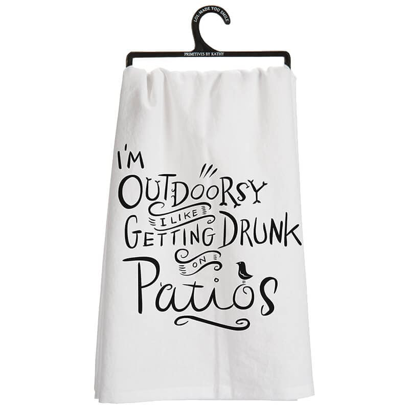 I'm Outdoorsy... Towel