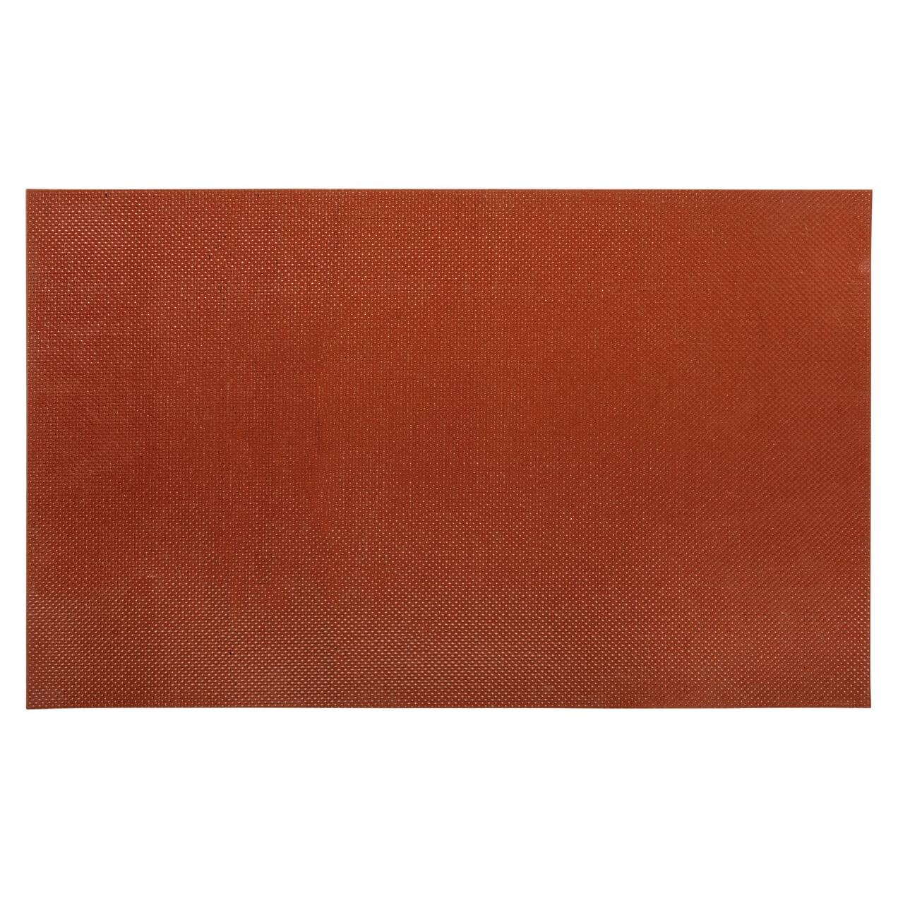 Reddish-brown textured rubber mat or surface.