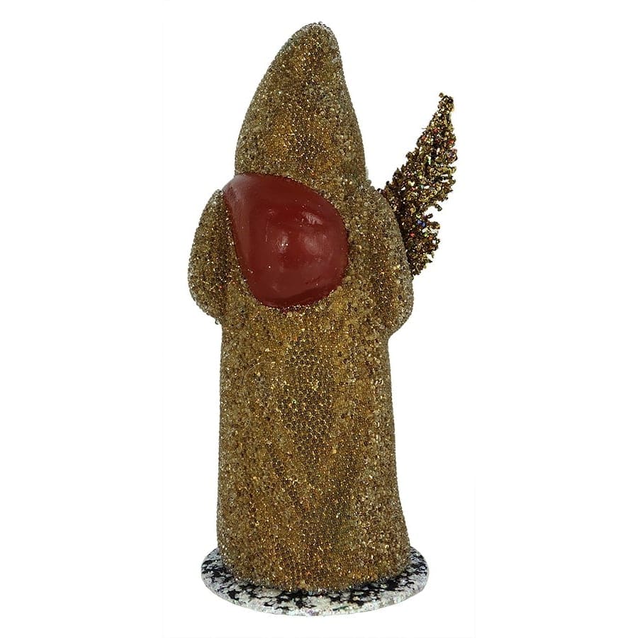 Ino Schaller Beaded Gold Santa