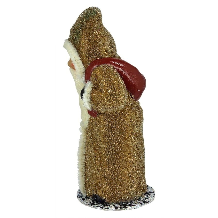 Ino Schaller Beaded Gold Santa