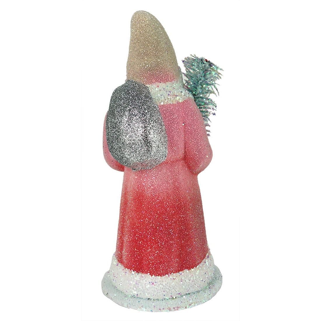 Ino Schaller Beaded Pink Santa with Tree