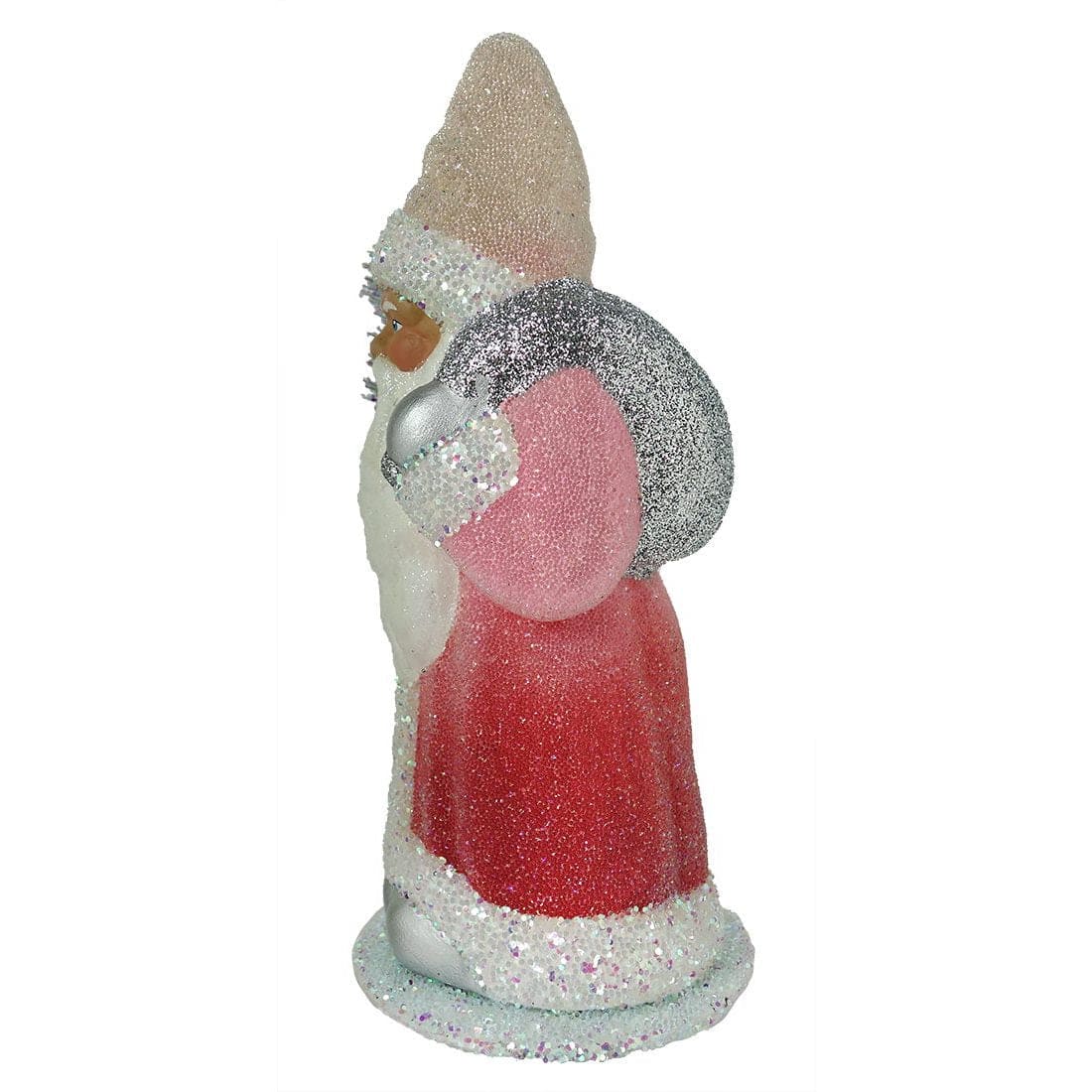 Ino Schaller Beaded Pink Santa with Tree