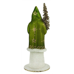 Ino Schaller Green & Gold Coat Santa