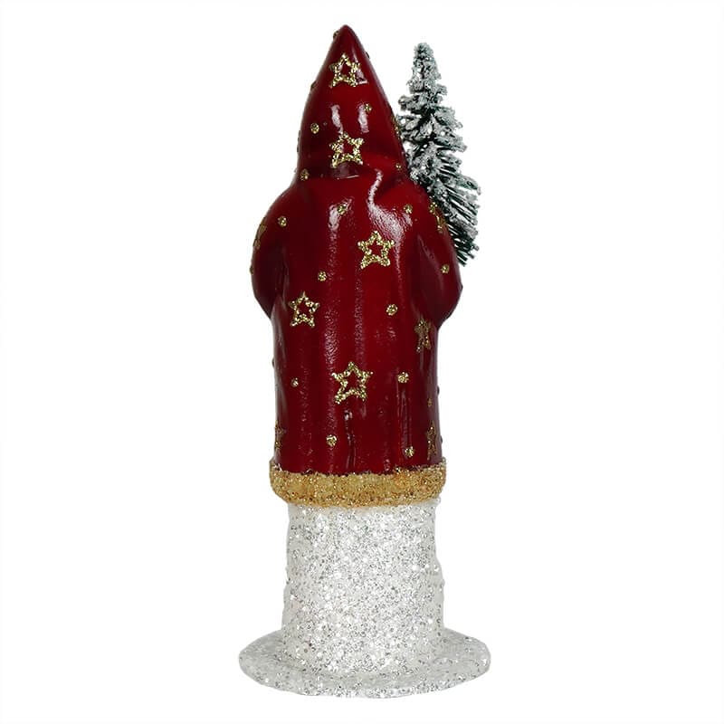 Red & Gold Star Santa