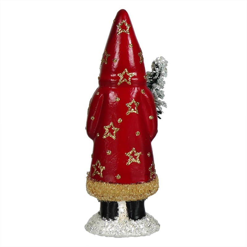 Small Red & Gold Star Santa