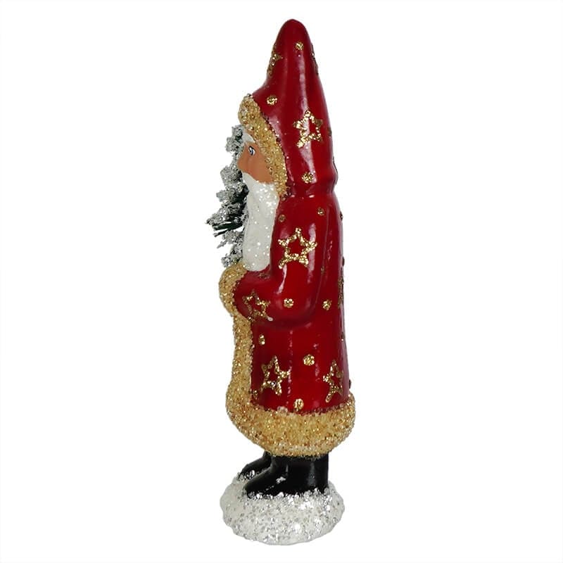 Small Red & Gold Star Santa