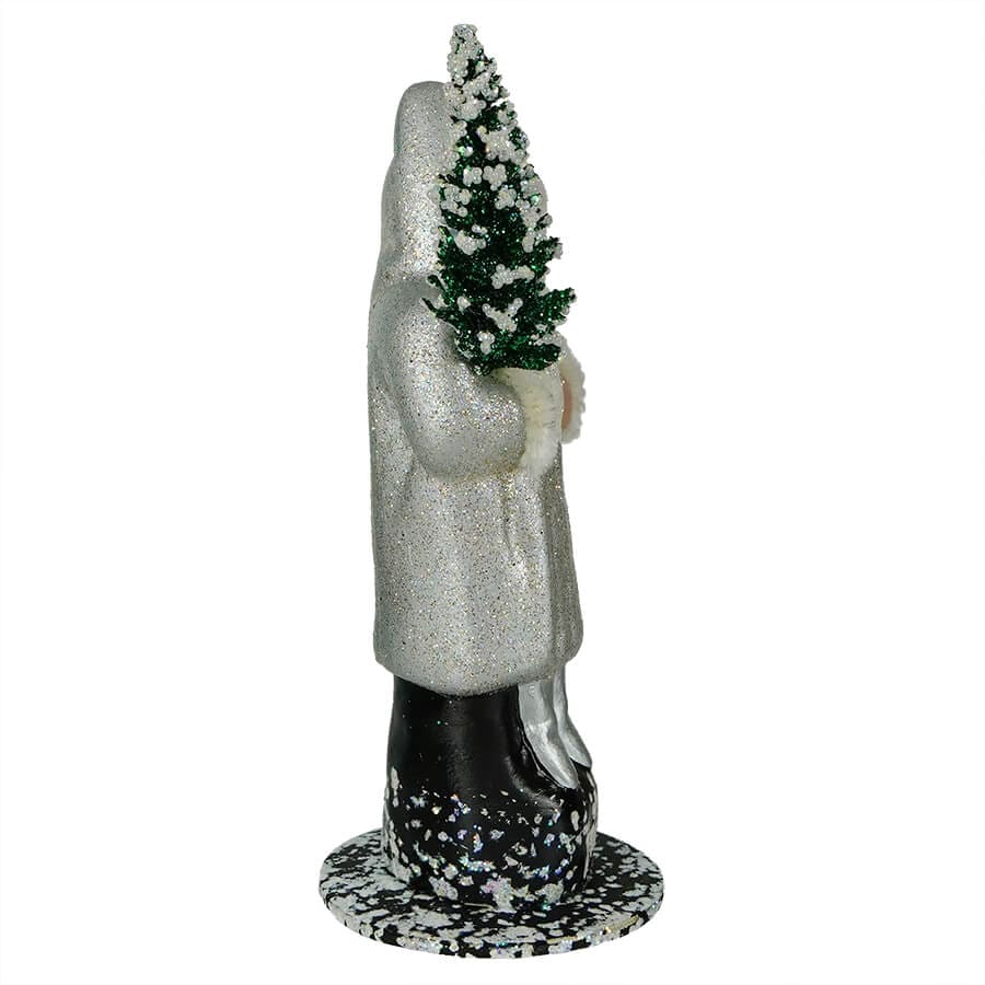 Ino Schaller Silver Santa with Tree