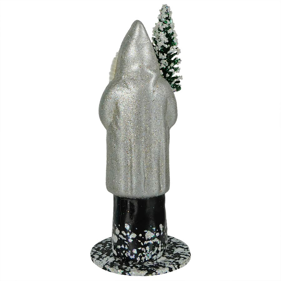 Ino Schaller Silver Santa with Tree