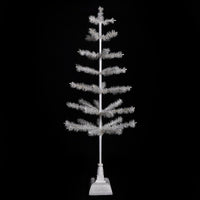 image of Holiday Feather & Tinsel Trees decor