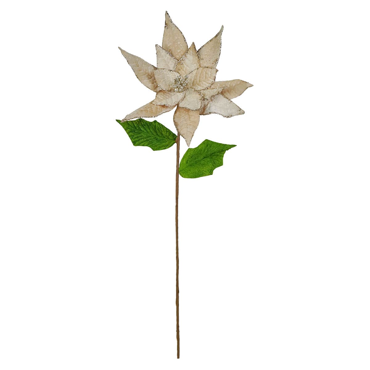 Ivory Poinsettia Stem