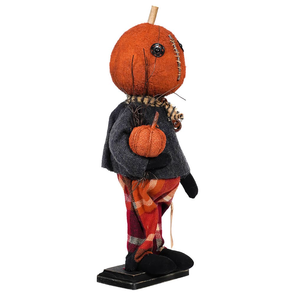 Jack Fall Pumpkin Head Holding Pumpkin