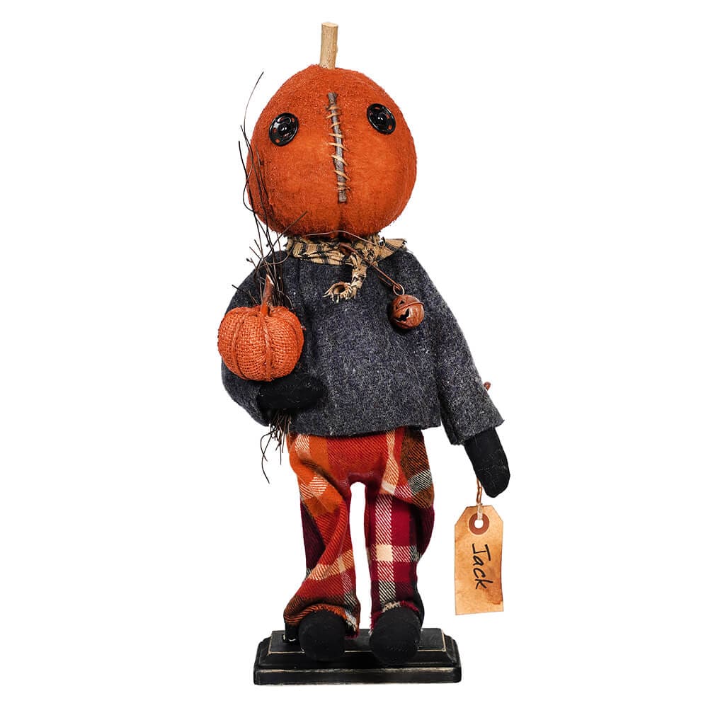 Jack Fall Pumpkin Head Holding Pumpkin