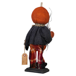 Jack Fall Pumpkin Head Holding Pumpkin