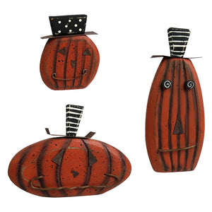 Jack O' Lantern Sitter Set/3