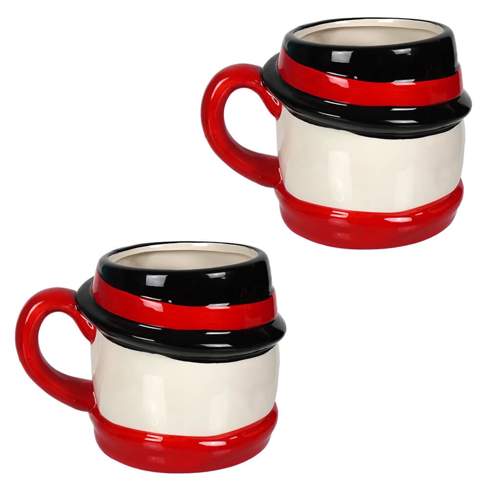 Jackson Snowman 3D Mugs Wearing Hat Set/2