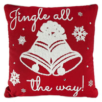 image of Hand Stitched & Fabric Christmas Pillows decor
