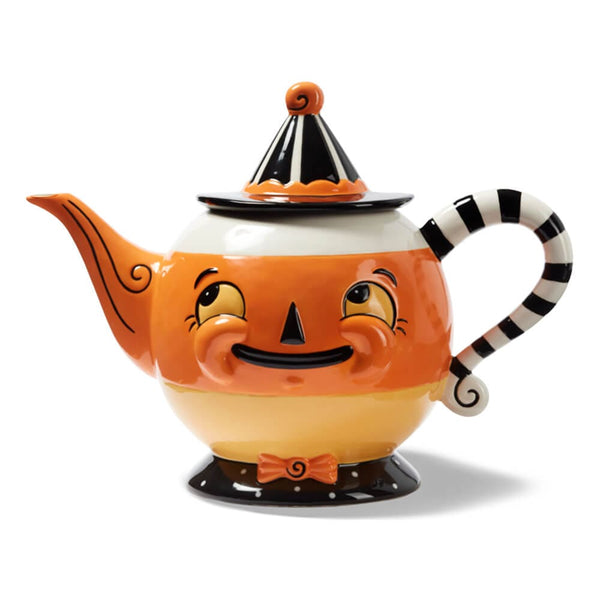 Johanna Parker Carnival Cottage deals Candy Corn Spooks Pumpkin Teapot