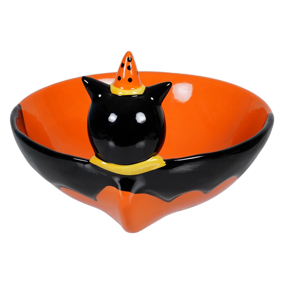 Johanna Parker Carnival Cottage Bat Serving Bowl - Halloween