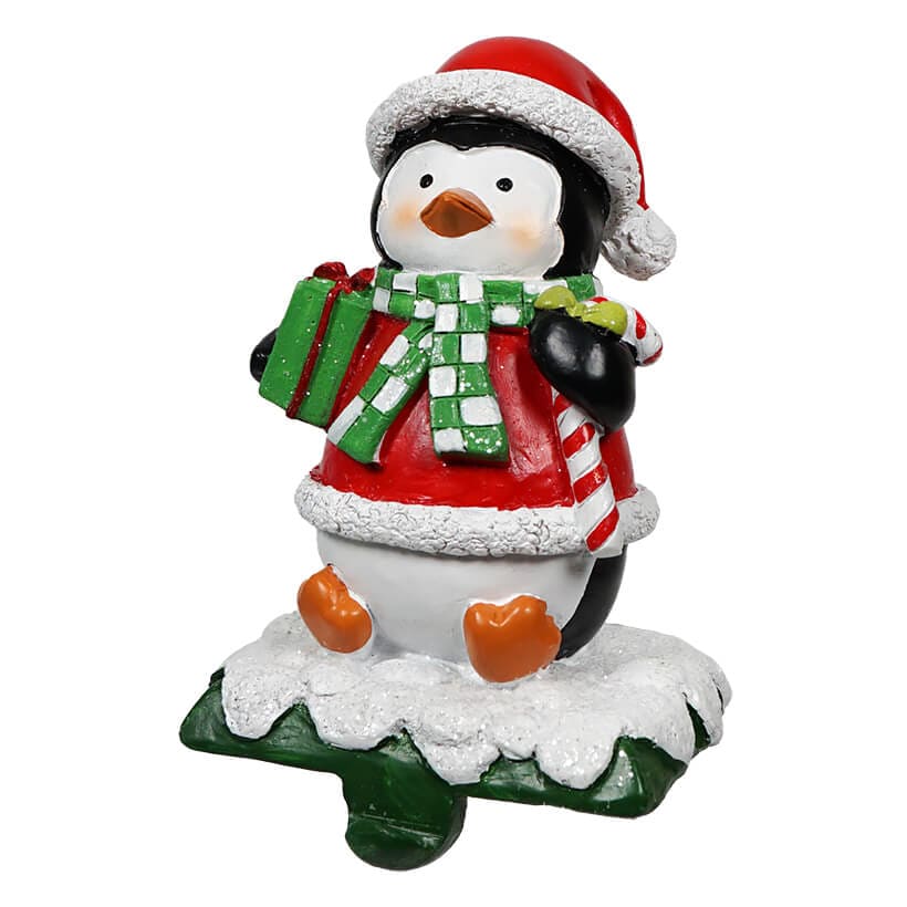 Jolly Penguin Stocking Holder