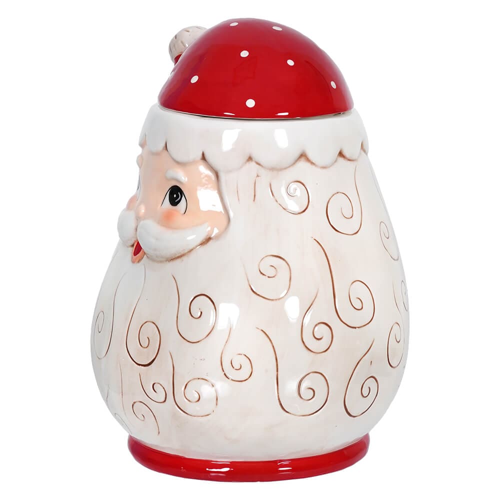 Jolly Santa Cookie Jar