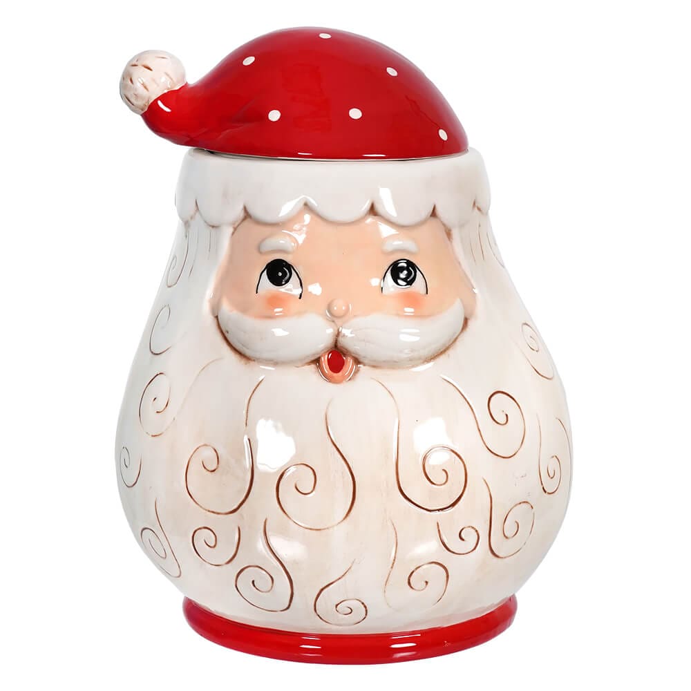 Jolly Santa Cookie Jar