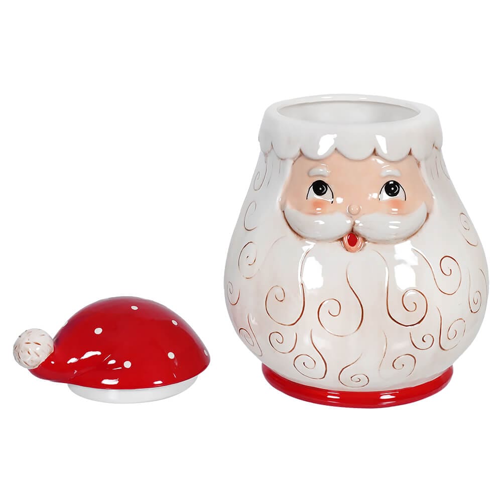 Jolly Santa Cookie Jar