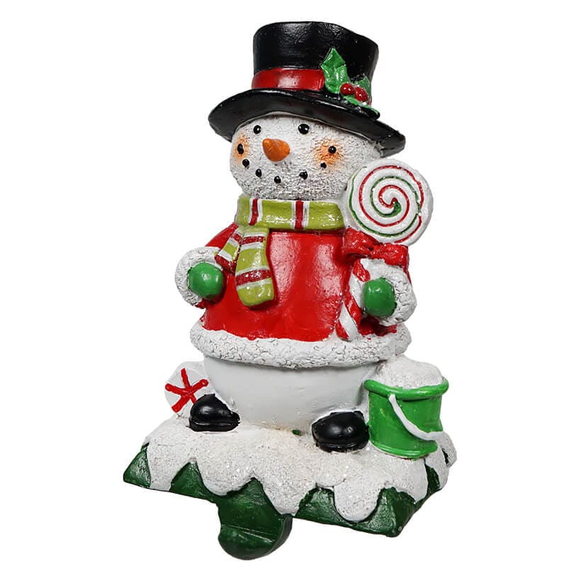 Jolly Snowman Stocking Holder