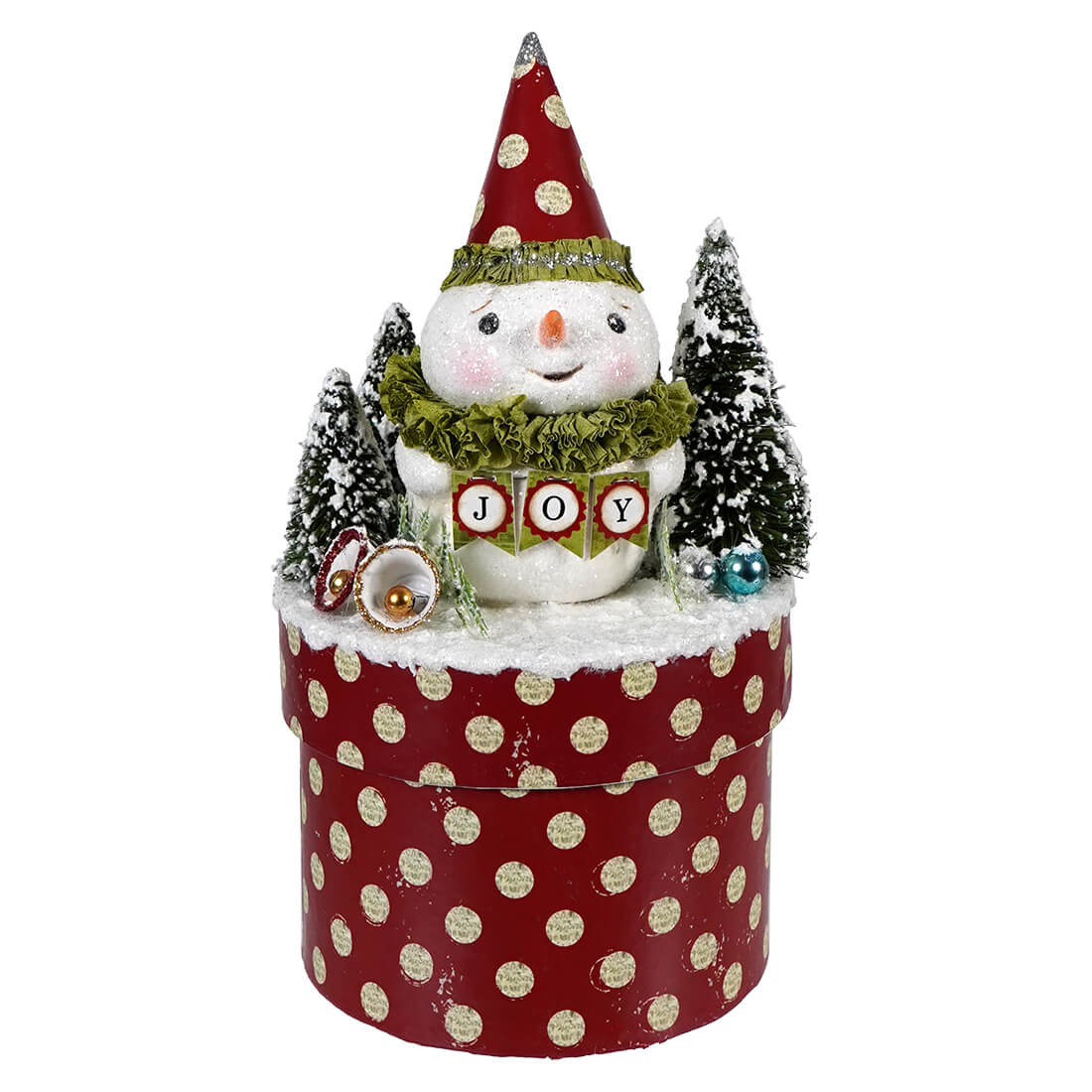 Joy Snowman On Box - Christmas