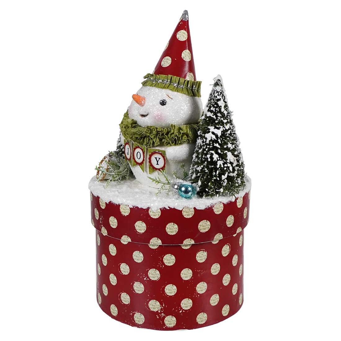 Joy Snowman On Box - Christmas