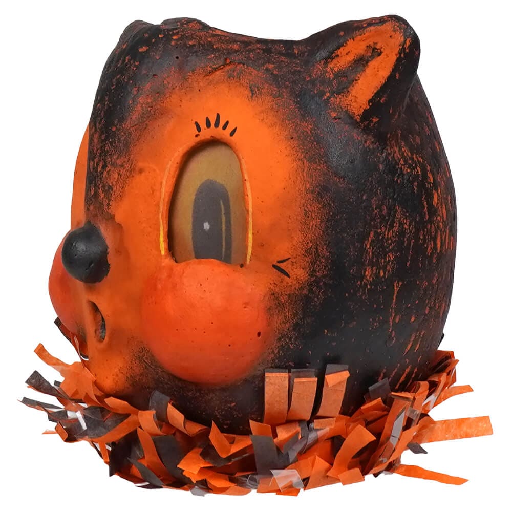 JPD Surprised Orange & Black Bat Lantern - Halloween