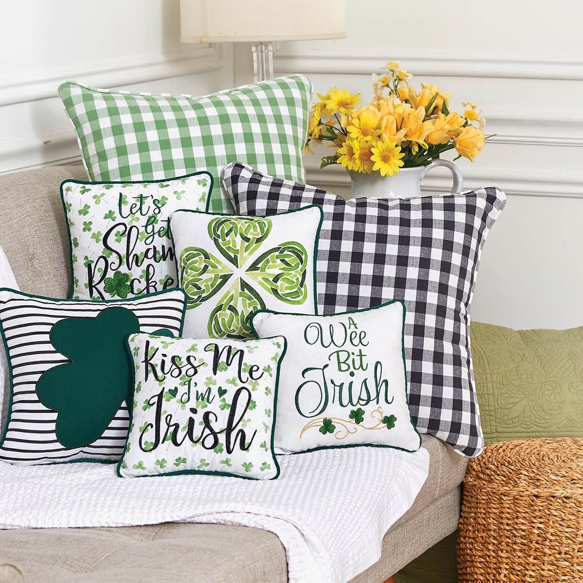 Kiss Me I m Irish Pillow by C F HOME Traditions