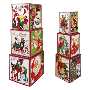 Kitschmas Stacking Blocks Set/6 - Christmas
