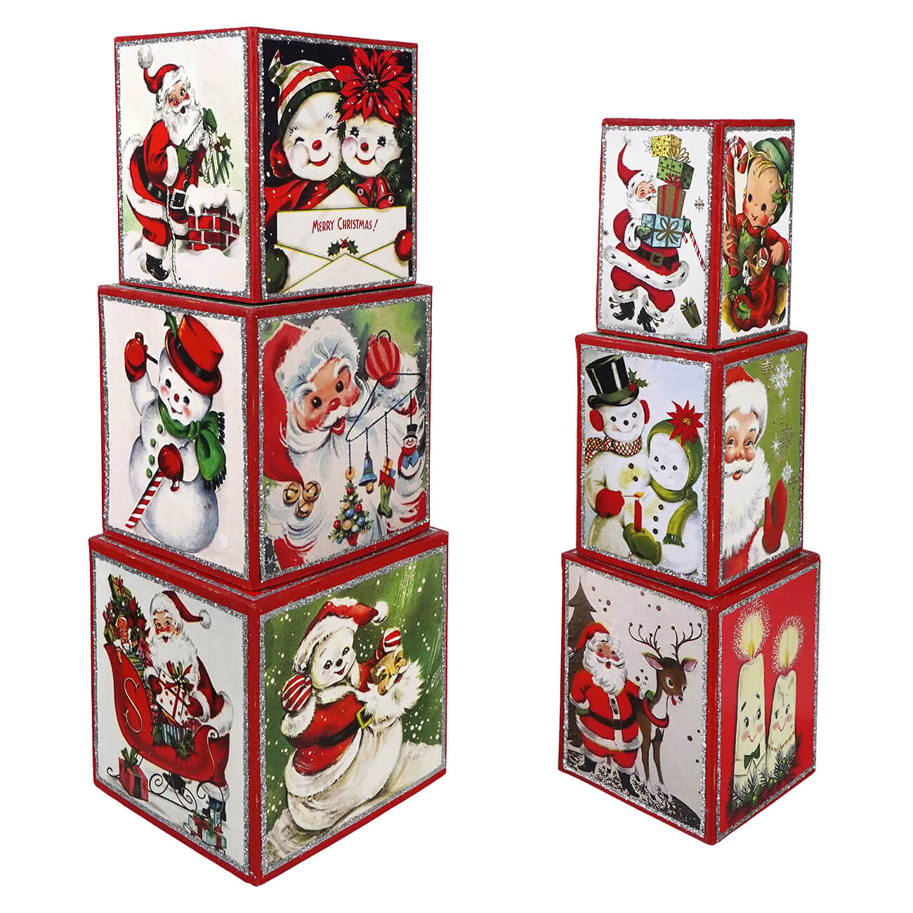 Kitschmas Stacking Blocks Set/6 by Bethany Lowe Designs – Traditions