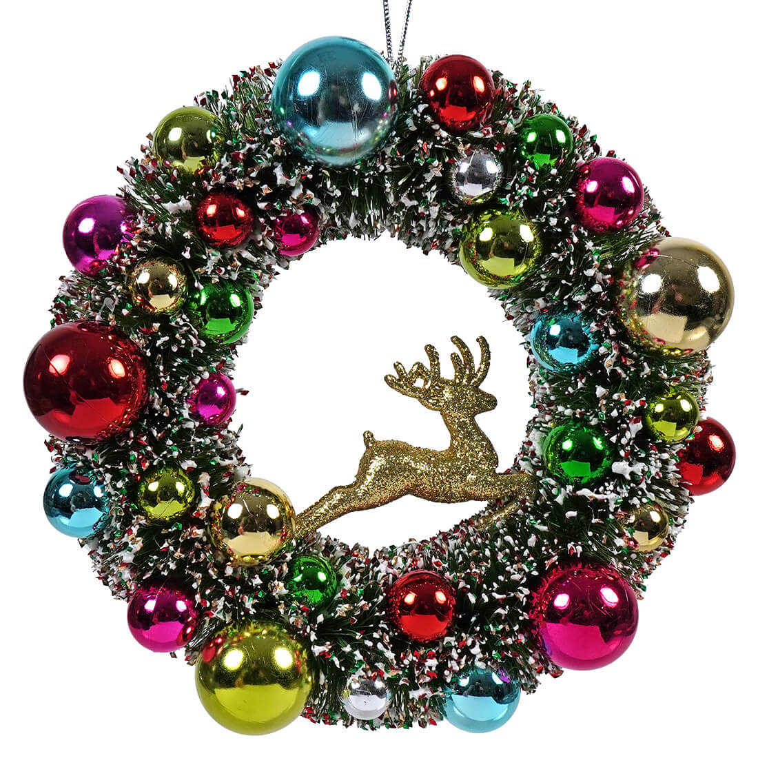 Kitschmas Wreath With Deer - Christmas