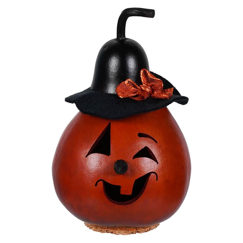 Klarissa Miniature Jack-O'-Lantern Gourd