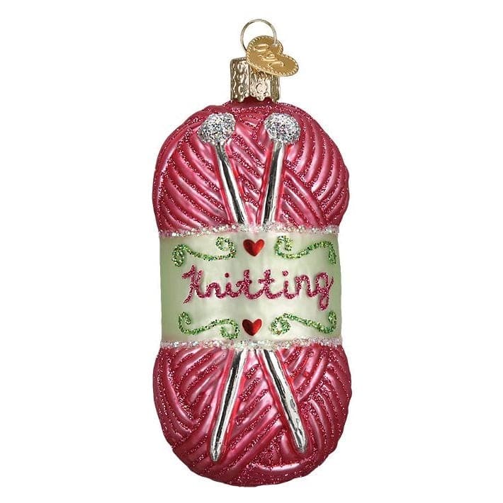 Knitting Yarn Ornament