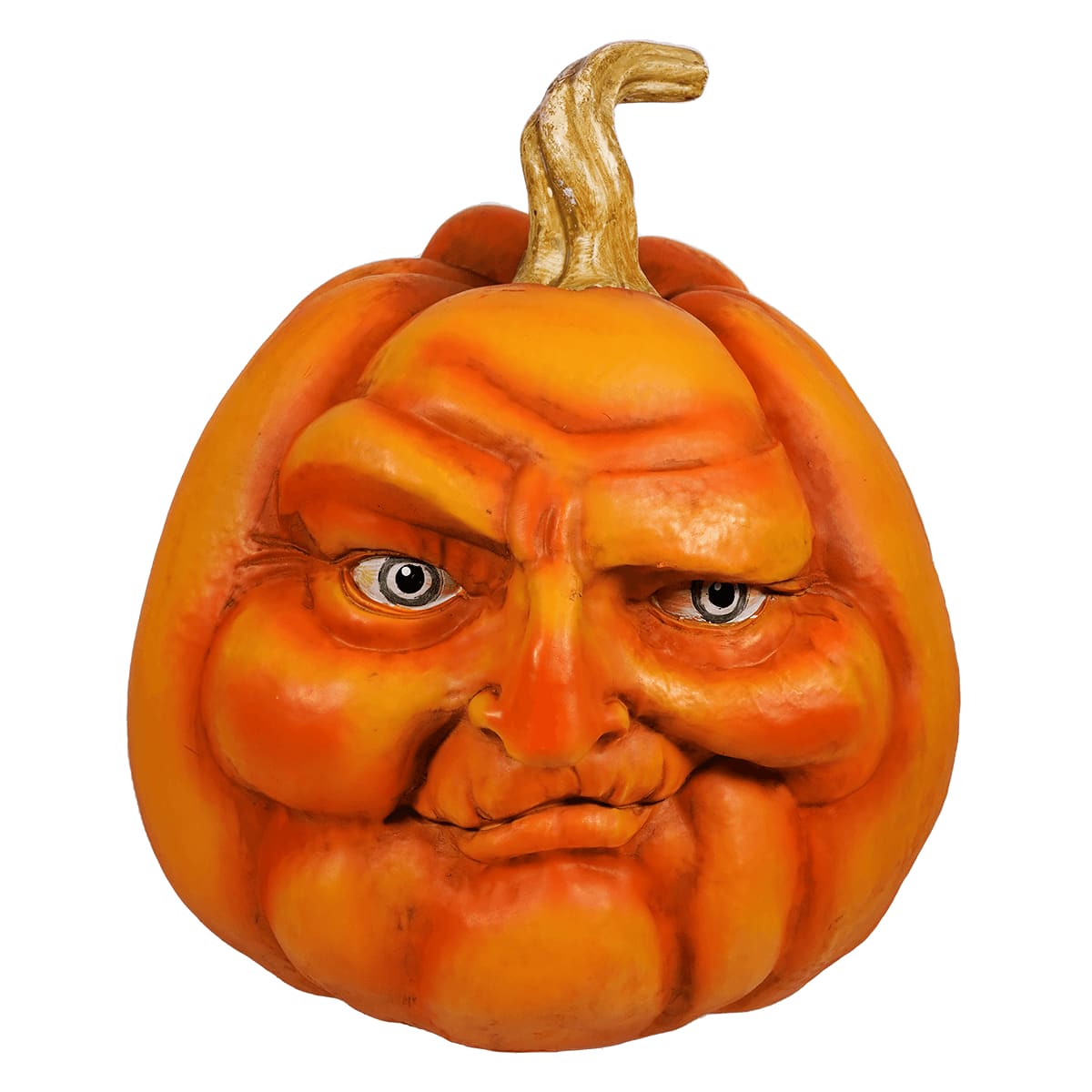 Large Amused Character Pumpkin - Halloween