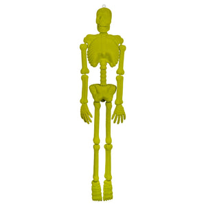 Green Flocked Skeleton